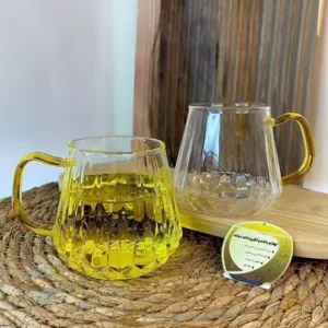 لیوان پیرکس پایین الماسی