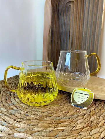 لیوان پیرکس پایین الماسی