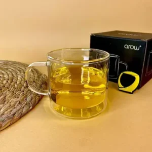 لیوان دوجداره پیرکس arow