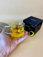 لیوان دوجداره پیرکس arow