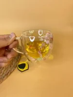 لیوان دوجداره گل خشک پیرکس