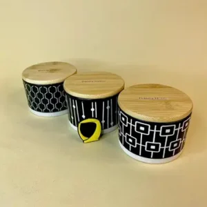 پاسماوری سرامیکی دنی هوم مشکی انتزاعی