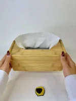 جای دستمال کاغذی بامبو