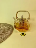 قوری چند ضلعی پیرکس شامپاینی