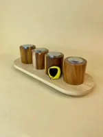 نمک پاش استوانه چوبی