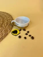 شات قهوه دورنگ سرامیکی