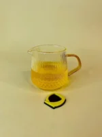 سس خوری شیاردار دسته طلایی
