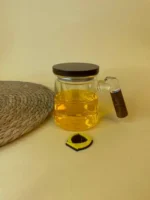 لیوان دمنوش دسته تیره پیرکس
