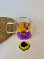 ماگ دوجداره گلدار