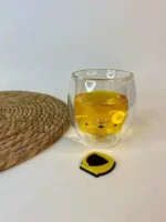لیوان دوجداره طرح خرسی