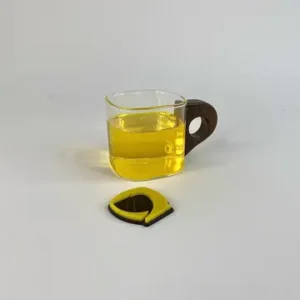 شات قهوه دسته چوبی