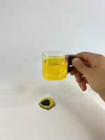 شات قهوه دسته چوبی