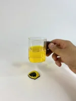 لیوان متوسط دسته چوبی