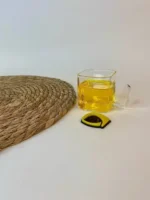شات قهوه مربعی ساده پیرکس