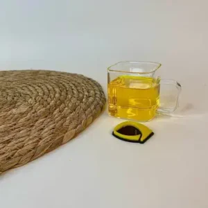 شات قهوه مربعی ساده پیرکس