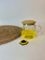 لیوان دمنوش درب بامبو