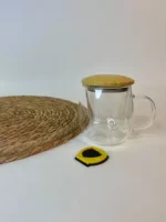 لیوان دمنوش درب بامبو