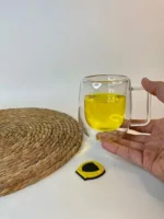 لیوان دوجداره استوانه‌ای کوچک