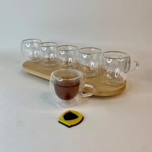 شات قهوه دوجداره