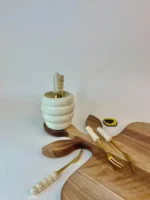 چنگال زیتون‌خوری مرواریدی طلایی
