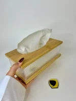 جای دستمال بامبو اکرولیکی