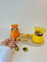 قاشق مرباخوری طرح میوه‌