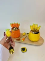 قاشق مرباخوری طرح میوه‌