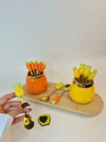 قاشق مرباخوری طرح میوه‌