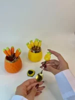 قاشق مرباخوری طرح میوه‌