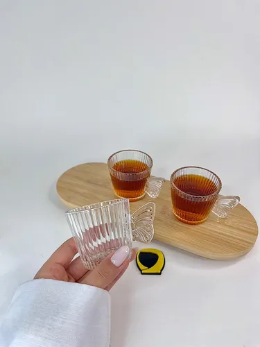 چای خوری دسته پروانه‌ای