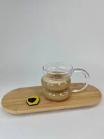 لیوان پیرکس دفرمه دسته‌دار