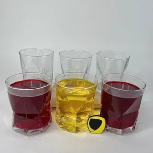 لیوان مچاله سفید بلوری