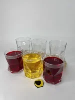 لیوان مچاله سفید بلوری