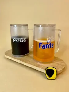 ماگ دوجداره یخ زن اکریلیک