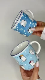 ماگ سرامیکی گربه‌ای