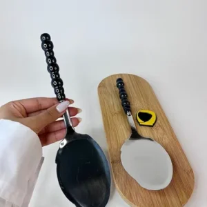کفگیر مرواریدی مشکی