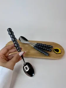 قاشق چنگال دسته مرواریدی
