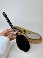 کفگیر مرواریدی مشکی