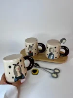 ماگ دختر پاپیونی