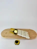 چاقو میوه‌خوری مرواریدی طلایی