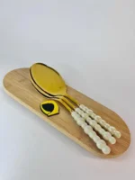 کفگیر مرواریدی طلایی
