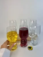 لیوان بلور قارچی بلند