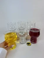 لیوان بلور قارچی کوتاه