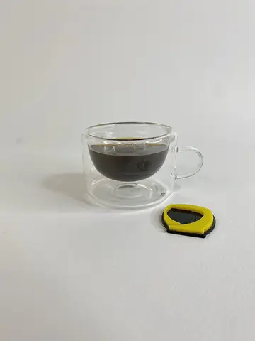 فنجان قهوه‌خوری دوجداره پیرکس