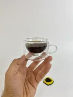 فنجان قهوه‌خوری دوجداره پیرکس