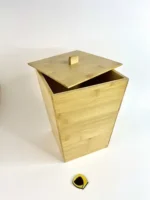 سطل زباله مربع بامبو