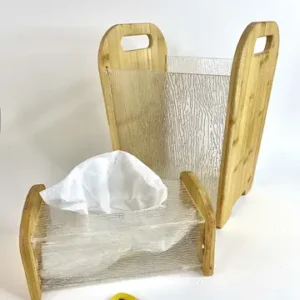 جادستمال و سطل بامبو اکریلیک