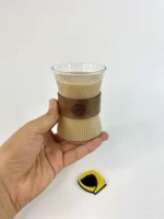 لیوان کمر چوبی شیاردار