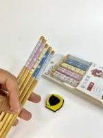 چاپستیک بامبو طرح گربه