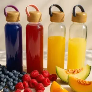 بطری پیرکس نوشیدنی دسته دار